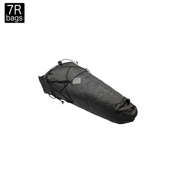 【7R bags セブンアールバッグ】SEAT PACK ULTRA (10L) - saddle bag シートパックウルトラ Black 黒いこと 10L サドル御徒面子 腰掛け容器に並べる Ultra200x 高甚だしい 軽さ 完膚なきまで雨合羽 シームかた付ける済 ワンタッチ脱着 うしろ側容器に並べる 自動二輪車荷造り グラベル 銀輪 アウトドア