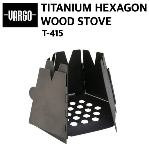 【楽天市場】【国内正規品】【VARGO バーゴ】TITANIUM HEXAGON WOOD STOVE チタニウムヘキサゴンウッドストーブ