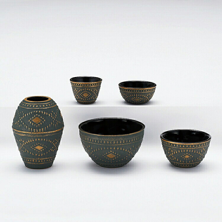 五具足 ジャミール グリーン 具足 ミニ仏具 モダン コンパクト リン 現代仏壇 高級 おしゃれ 感動葬儀。FUNE フューネ