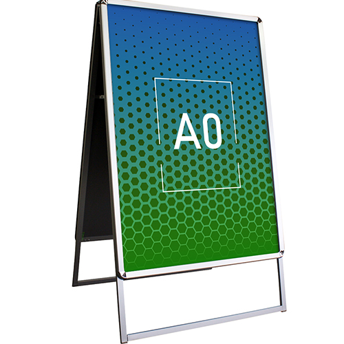 A型看板 [ A0 ] 両面 ポスター 屋外 A型 スタンド 看板 店舗用 看板 アルミフレーム 送料無料