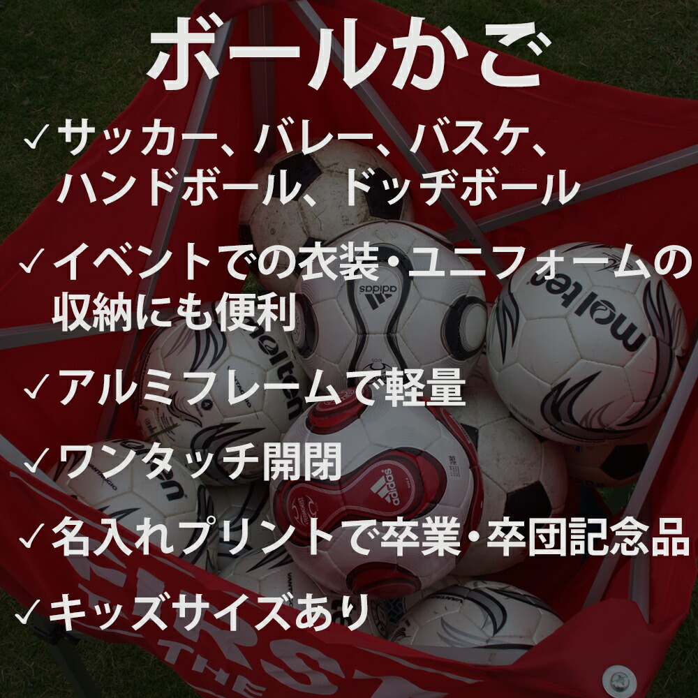 みんなのボールかご 小 Kids サッカー バスケ バレーボールの収納に Devils Bsp Fr