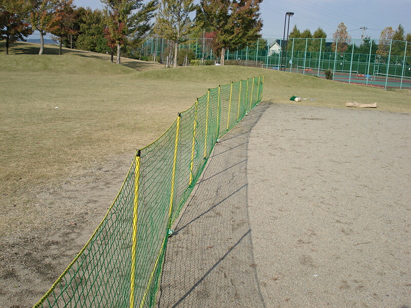 【楽天市場】ホームラン フェンスネット 30M 防球 ネット 外野 フェンス 練習 ソフトボール 壁当て 送料無料：Fungoal