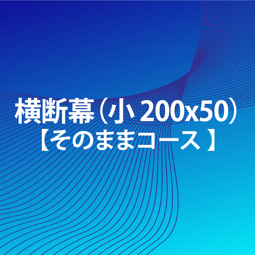 100 の保証 横断幕 そのままコース 0x50 小 驚きの安さ Www Laperodeslocaux Fr