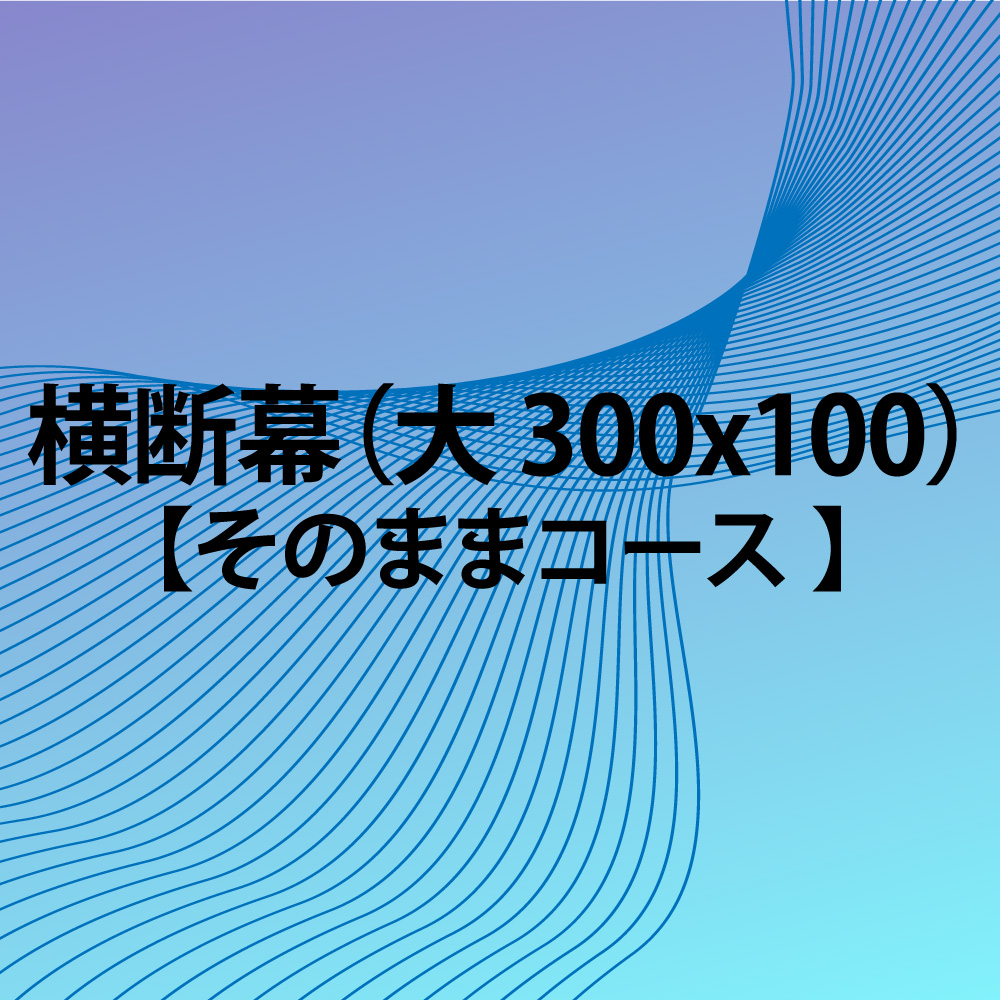 楽天市場 横断幕 かんたんコース 300x75 中 Fungoal