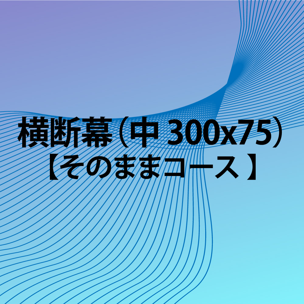 楽天市場 横断幕 そのままコース 300x75 中 Fungoal