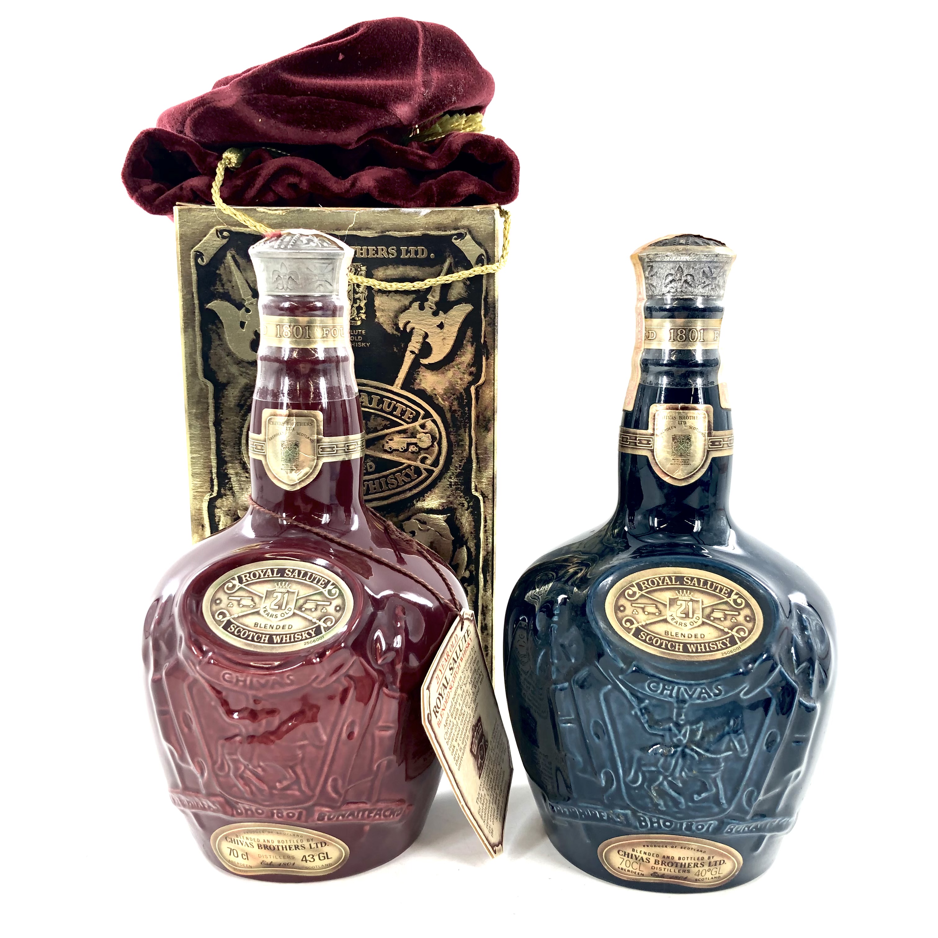 楽天市場】【未開栓】ROYAL SALUTE ロイヤルサルート 21年 茶 陶器