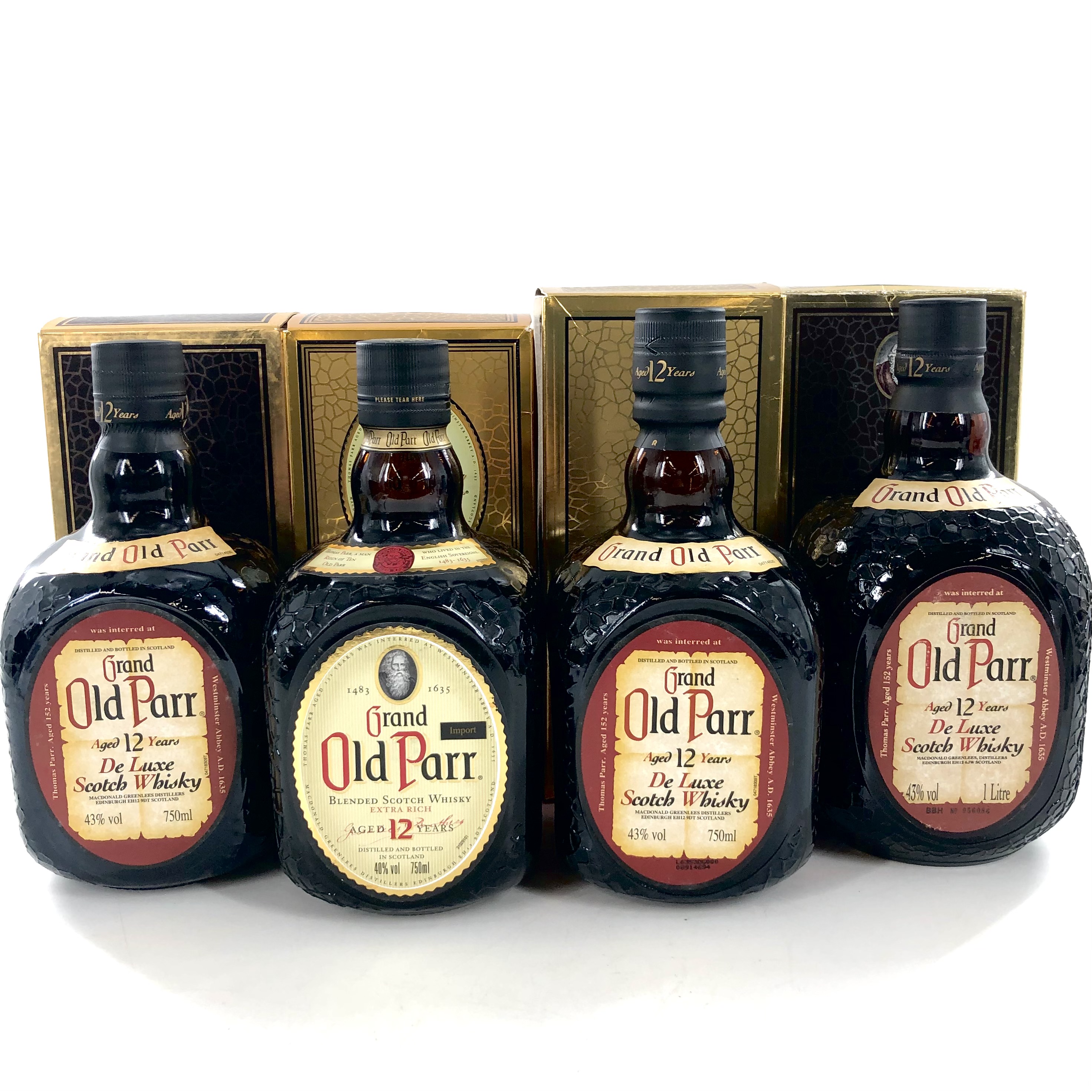 【4本セット】Grand Old Parr グランド・オールド・パー 12年 楽天市場】【箱有】Grand Old Parr オールドパー 12年 1000ml