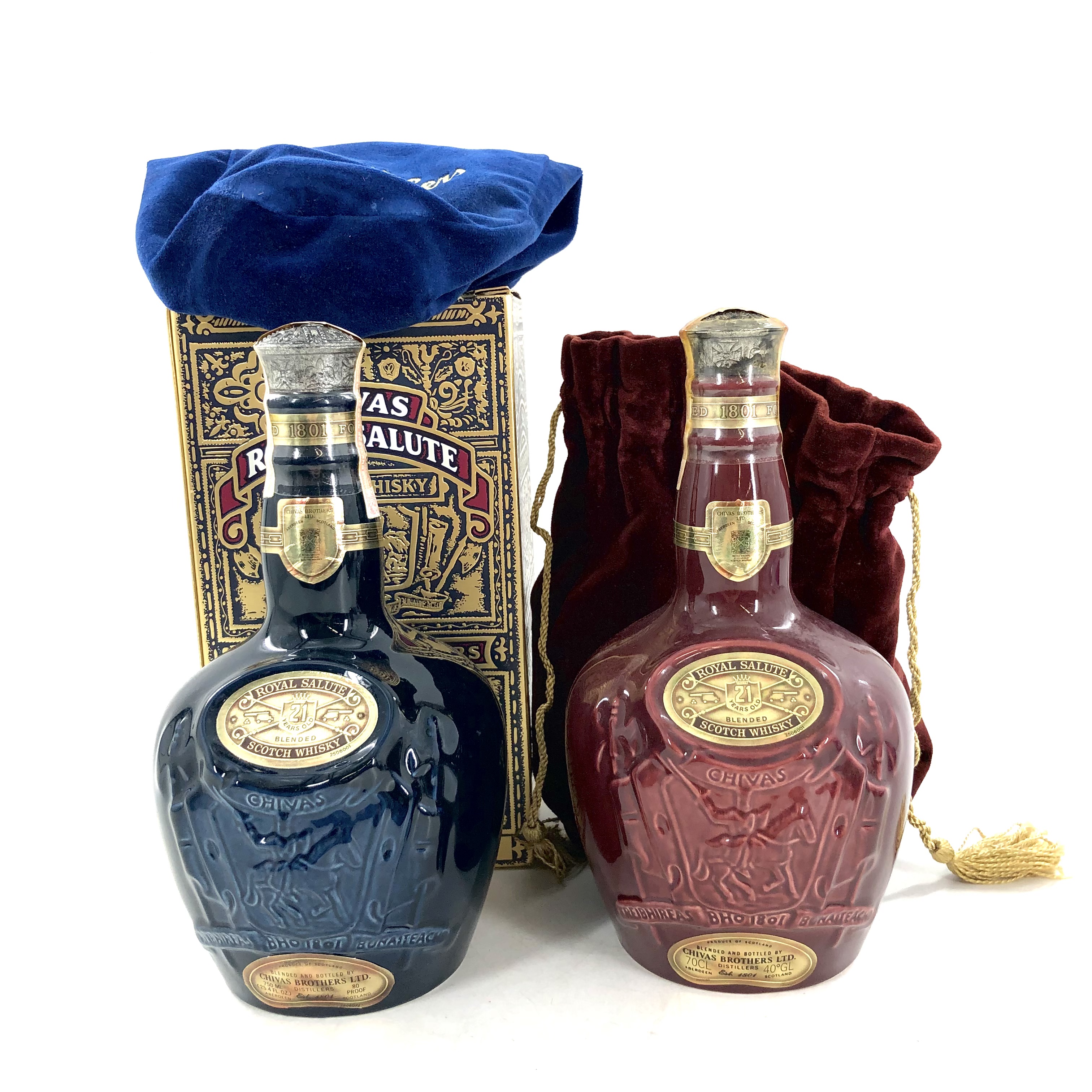 楽天市場】【未開栓】ROYAL SALUTE ロイヤルサルート 21年 茶 陶器