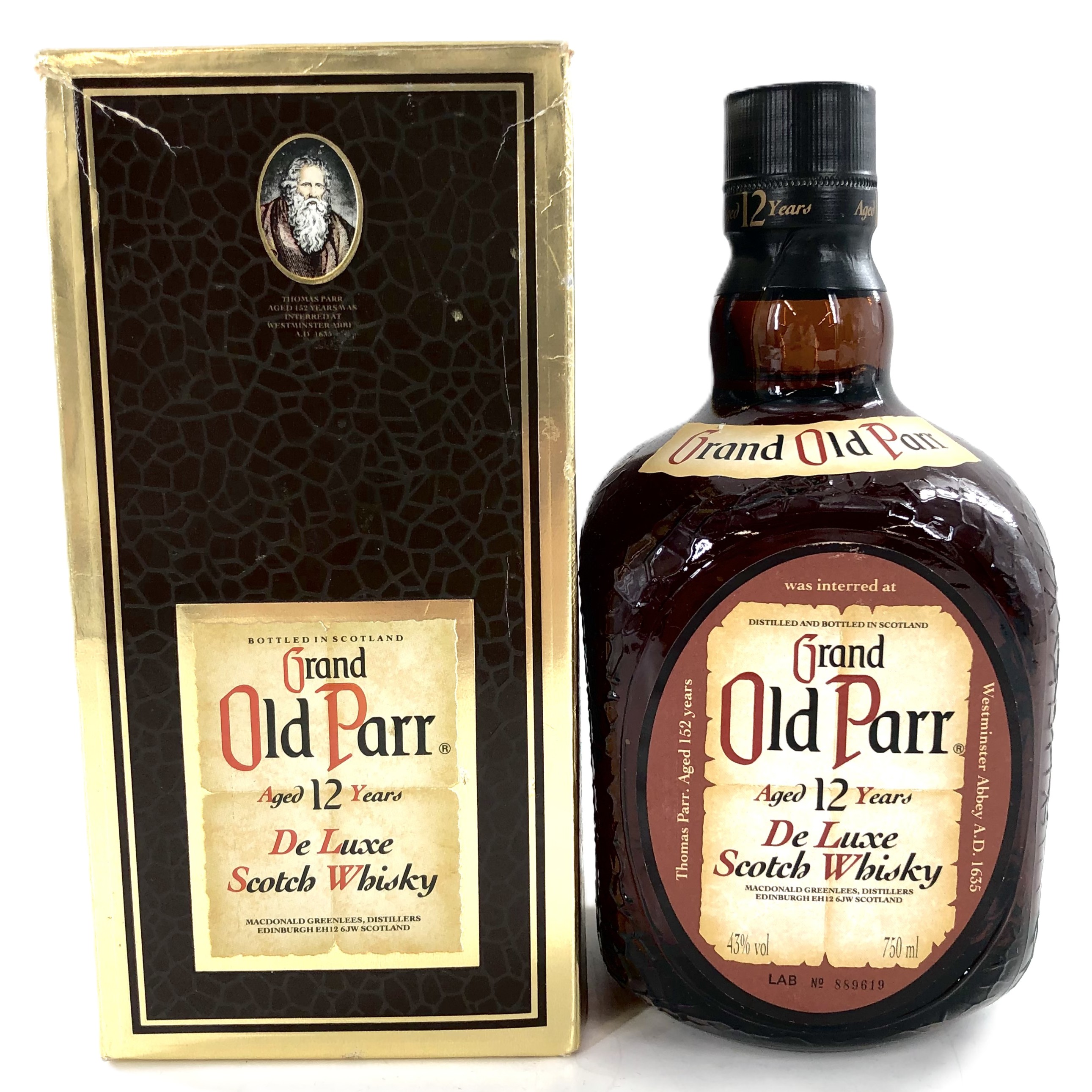 楽天市場】【未開栓】Old Parr De Luxe オールドパー デラックス