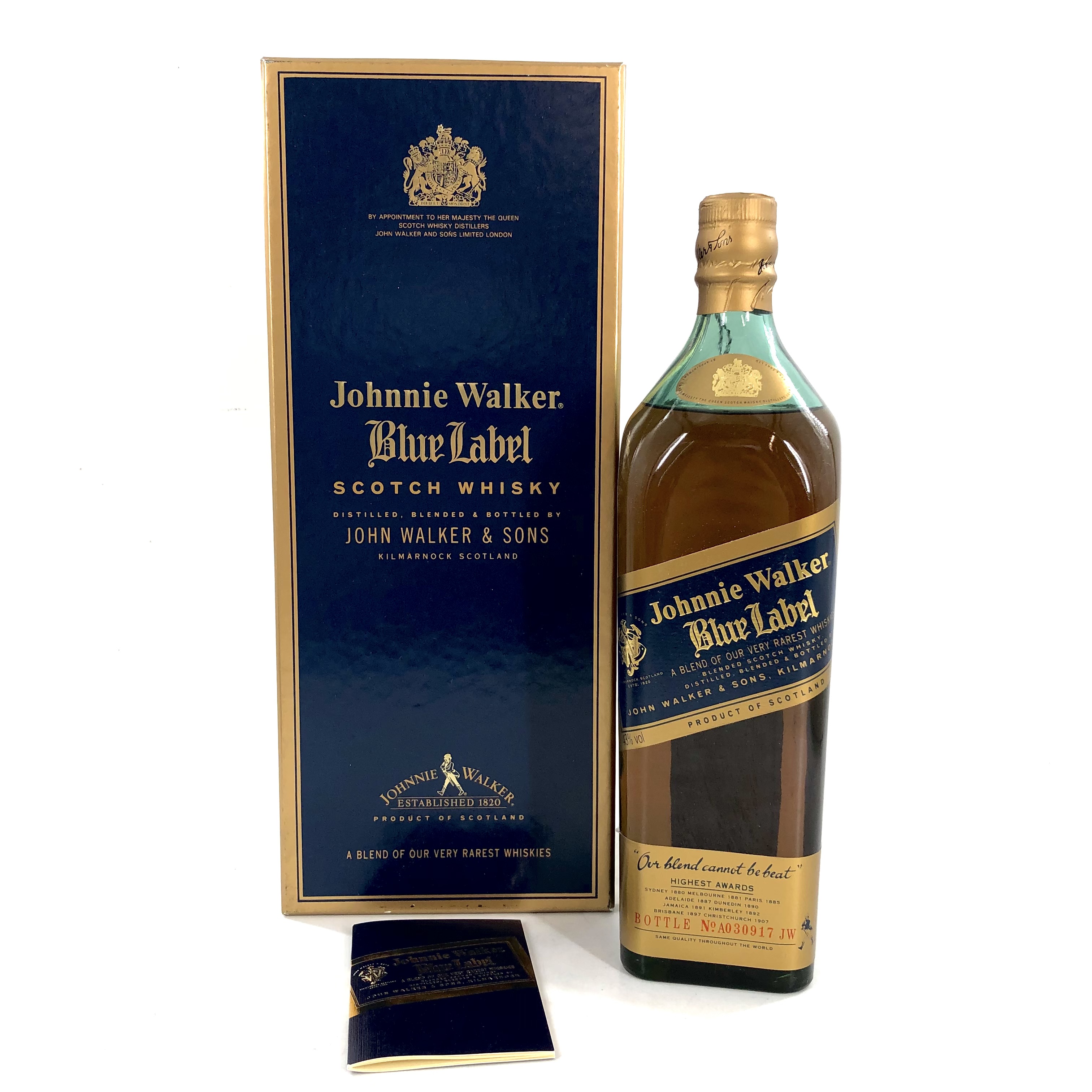 楽天市場】□オールドボトル□ ジョニーウォーカー ブルーラベル