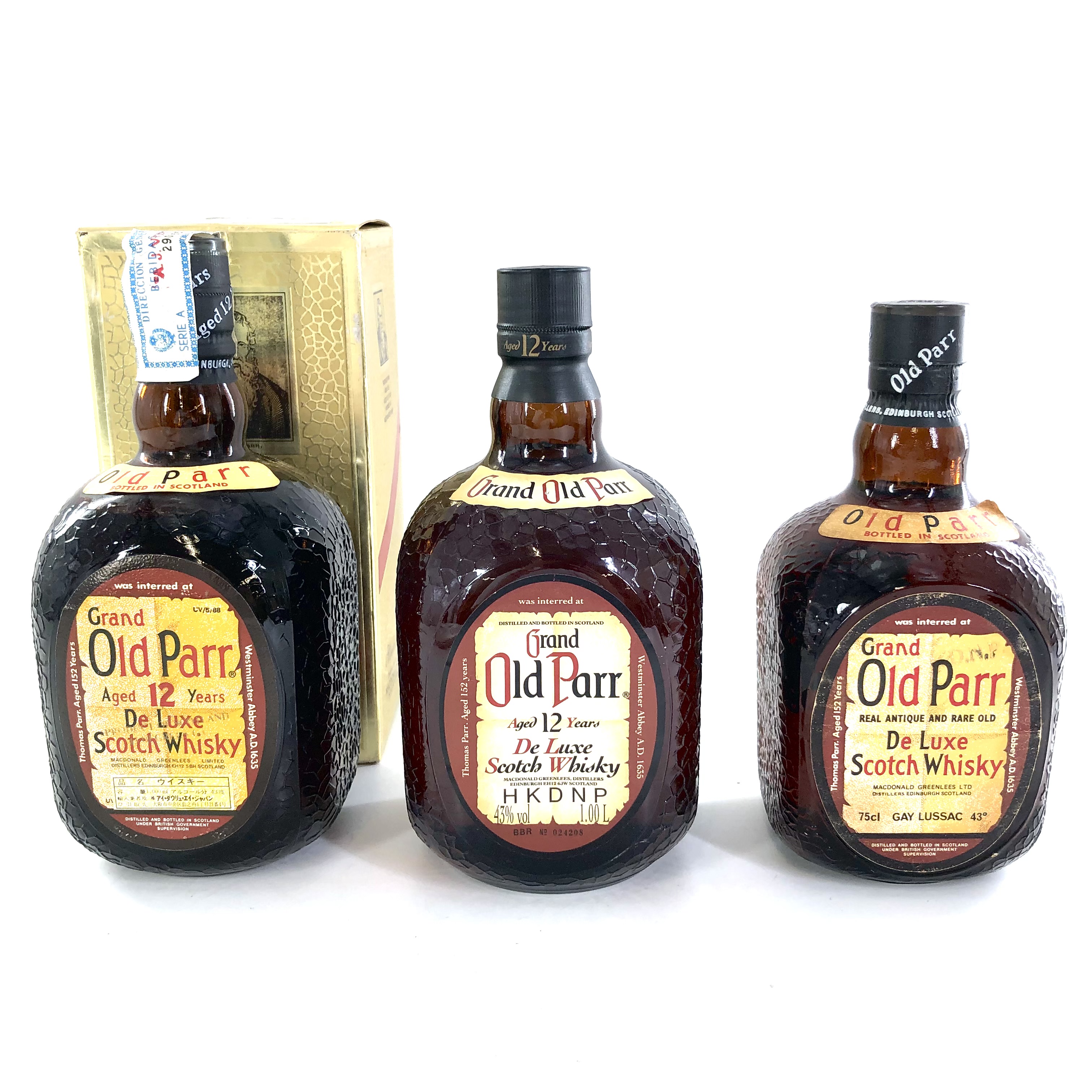 楽天市場】【箱有】Grand Old Parr オールドパー 12年 1000ml