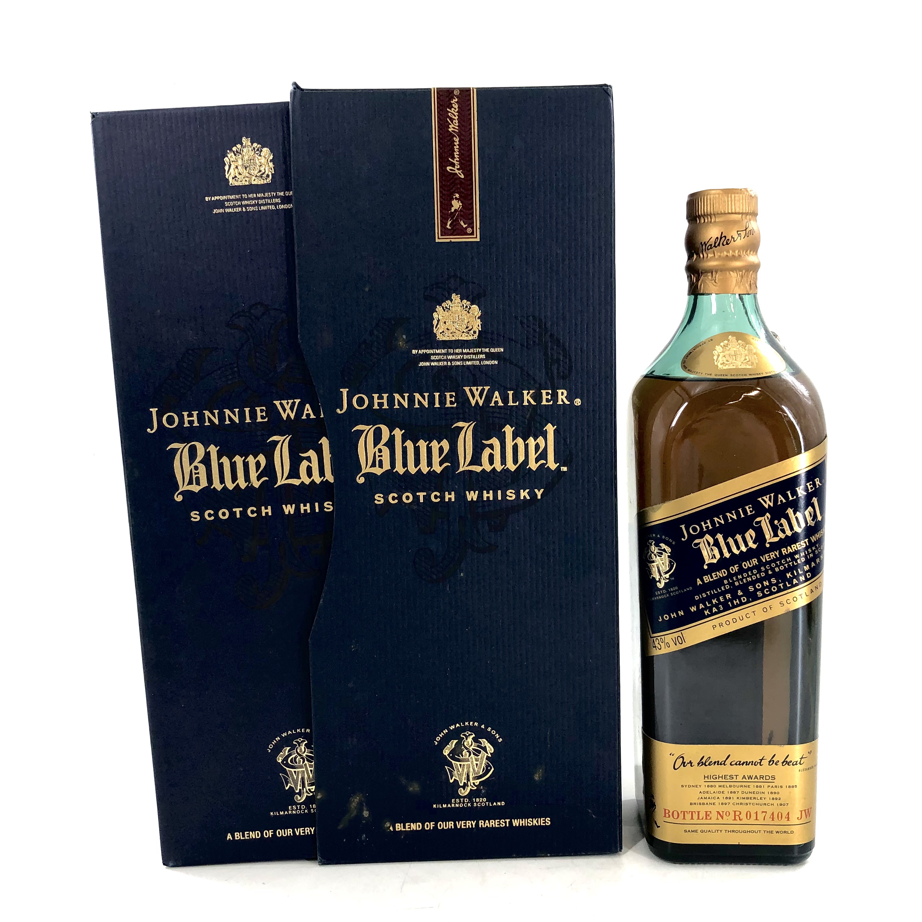 楽天市場】□オールドボトル□ ジョニーウォーカー ブルーラベル