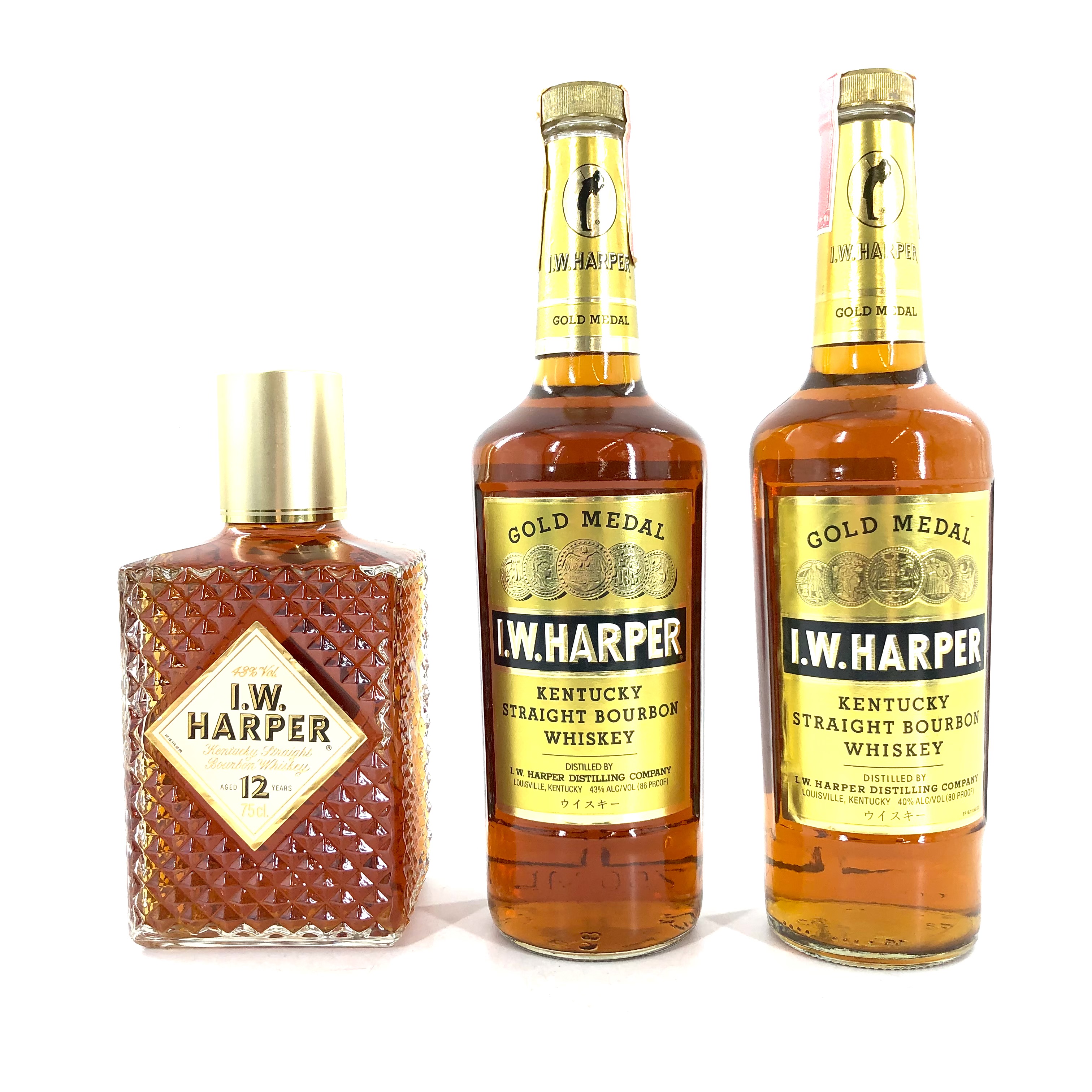 楽天市場】【未開栓】I.W.HARPER IWハーパー 12年 旧ラベル 750ml 43