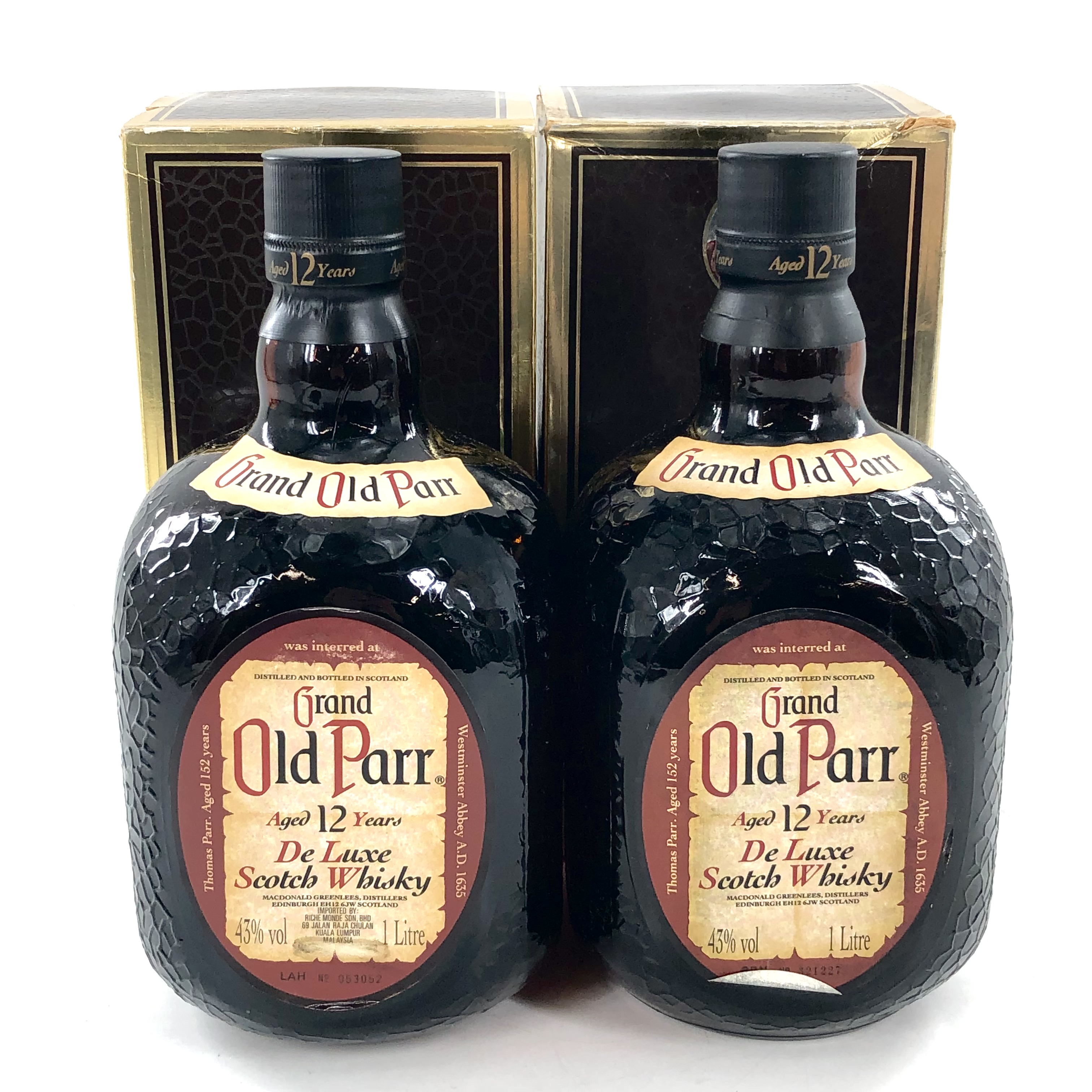 【新品未開封】Grand Old Parr 18年 12年2本セット 楽天市場】【箱有】Grand Old Parr オールドパー 12年 1000ml