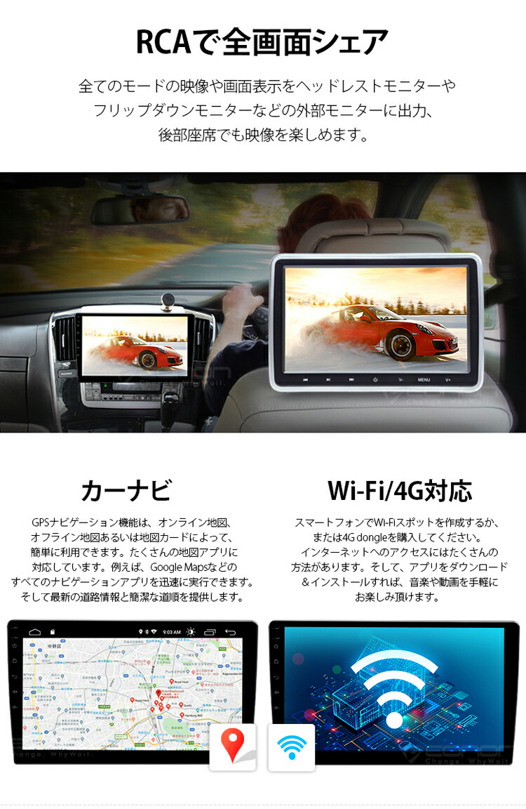 楽天市場 Eonon Sbo2 カーナビ 2din Android10搭載 10 1インチips大画面 1024x60 Hdデジタルフルタッチスクリーン Bluetooth Wi Fi 4g対応 Sd Usb対応 Ga2187j ファンライフ楽天市場店