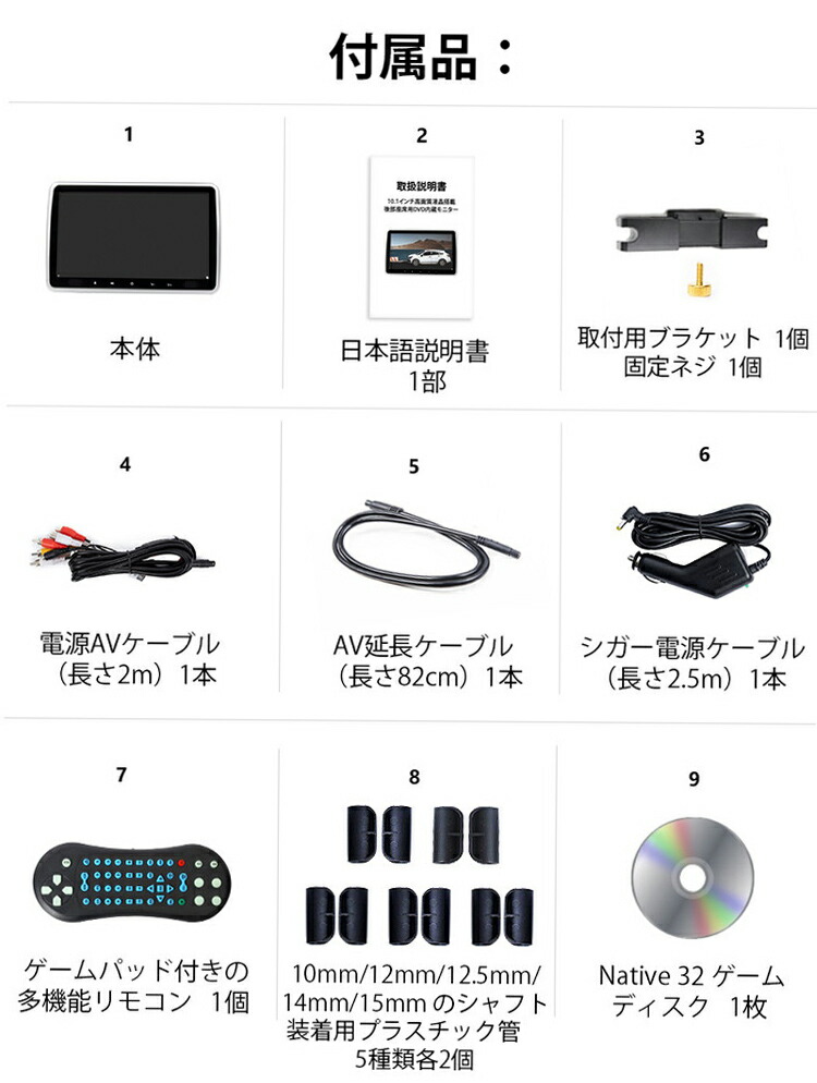 最大80％オフ！ 車載10.1インチDVDプレーヤー ヘッドレストモニター HDMI入力 SD USB レジューム対応 リアモニター CPRM対応  フロントスピーカー 後部座席モニター L0323J whitesforracialequity.org