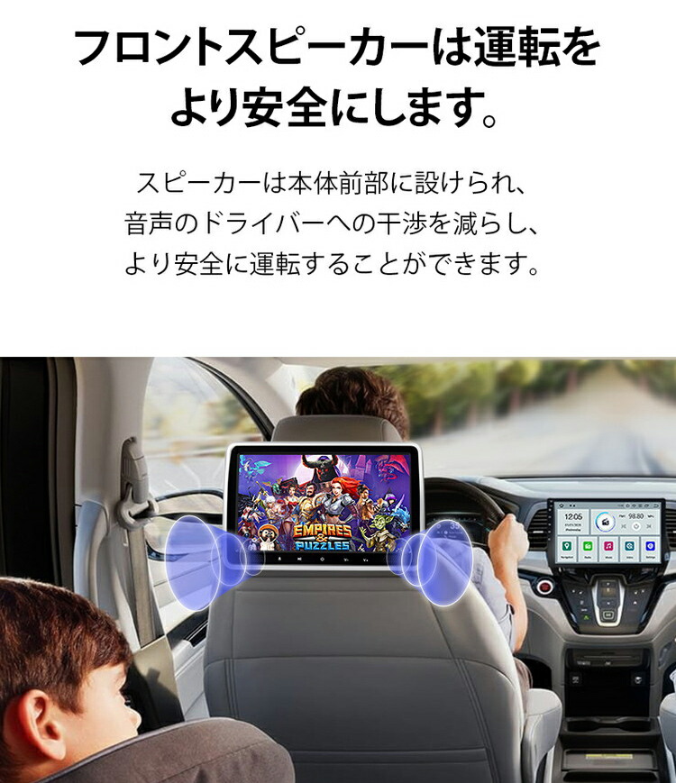 最大80％オフ！ 車載10.1インチDVDプレーヤー ヘッドレストモニター HDMI入力 SD USB レジューム対応 リアモニター CPRM対応  フロントスピーカー 後部座席モニター L0323J whitesforracialequity.org