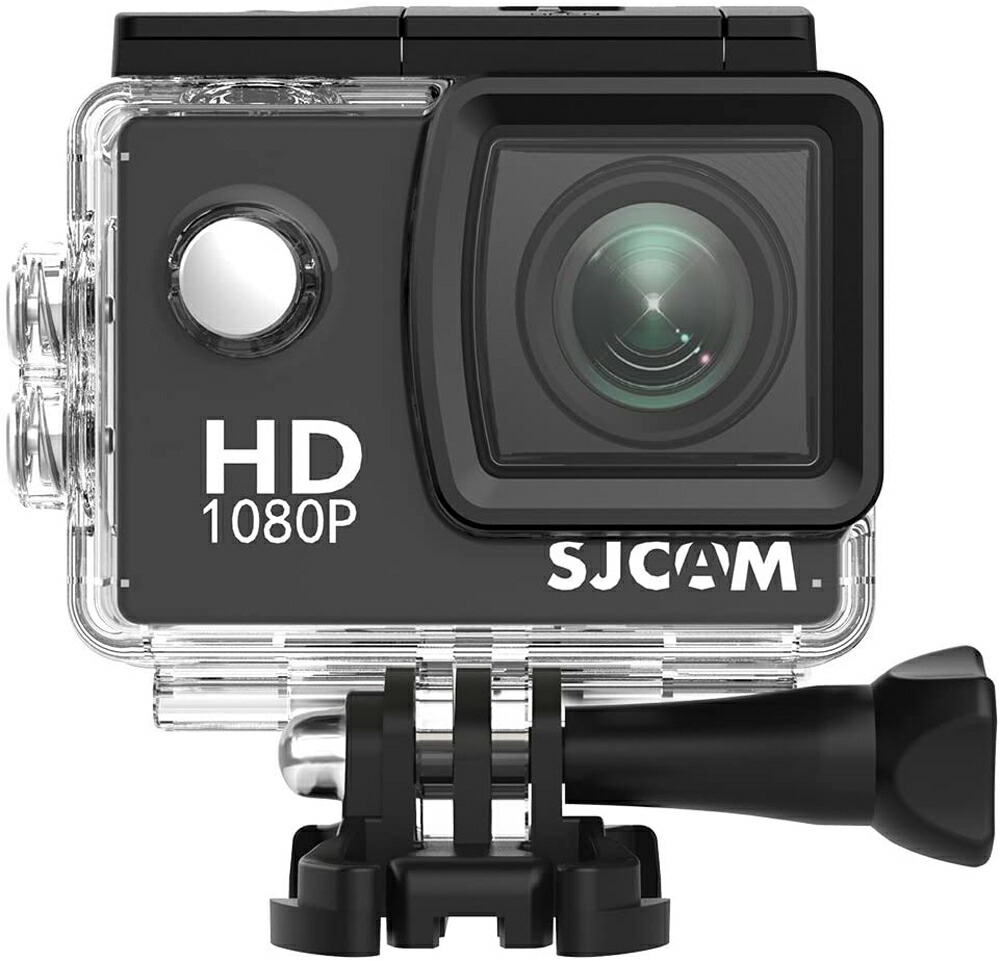 SJCAM 定まり品 SJ4000 動き写真器 PSE見澄ます手に入れる 2in液晶 12MP 1080P録画 雨合羽入れもの付き添い人 繰り返し録画相応う SJ4000