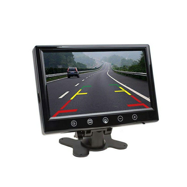 オンダッシュモニター 9インチ バックカメラコントロール対応 リモコン付 DC12V-24V対応 映像入力2系統 CMN90
