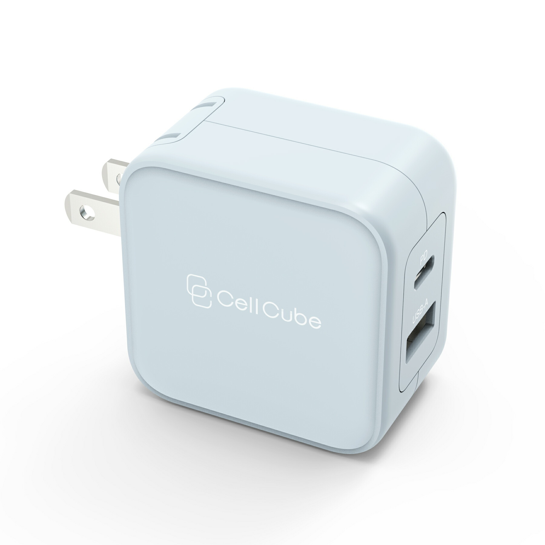 【楽天市場】CellCube 32w(20w+12w) USB-C/USB-A 2ポート急速充電器【PSE認証/折りたたみ式プラグ/安全安心 ...