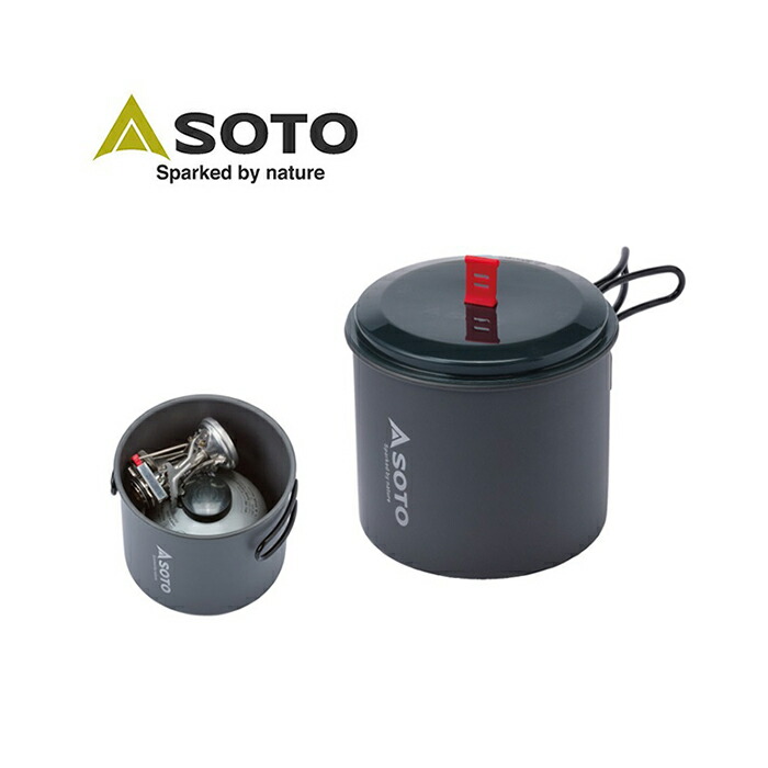 【楽天市場】新富士バーナー SOTO ニューリバーポットM SOD-511 | ソト アウトドア用品 キャンピング用品 キャンプ バーベキュー