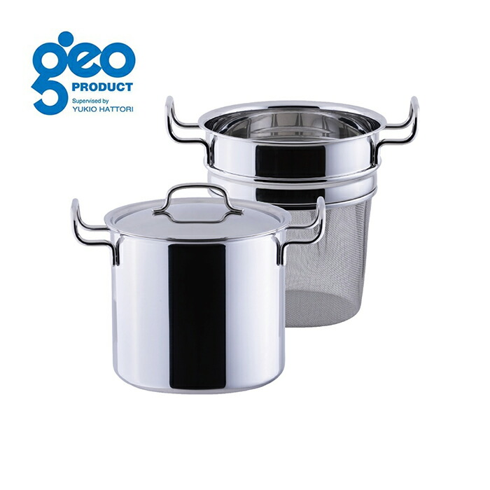 ジオプロダクト geo product 　パスタポット （宮崎製作所） 楽天市場】ジオ・プロダクト geo パスタポットセット 21cm( 6.8