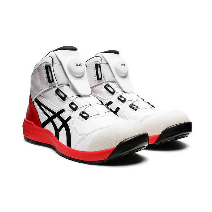 アシックス ASICS ウィンジョブ CP304 24.5cm BOA 1271A030-100 メンズ ワーキング安全靴 ホワイト×ブラック 3E 11,358円