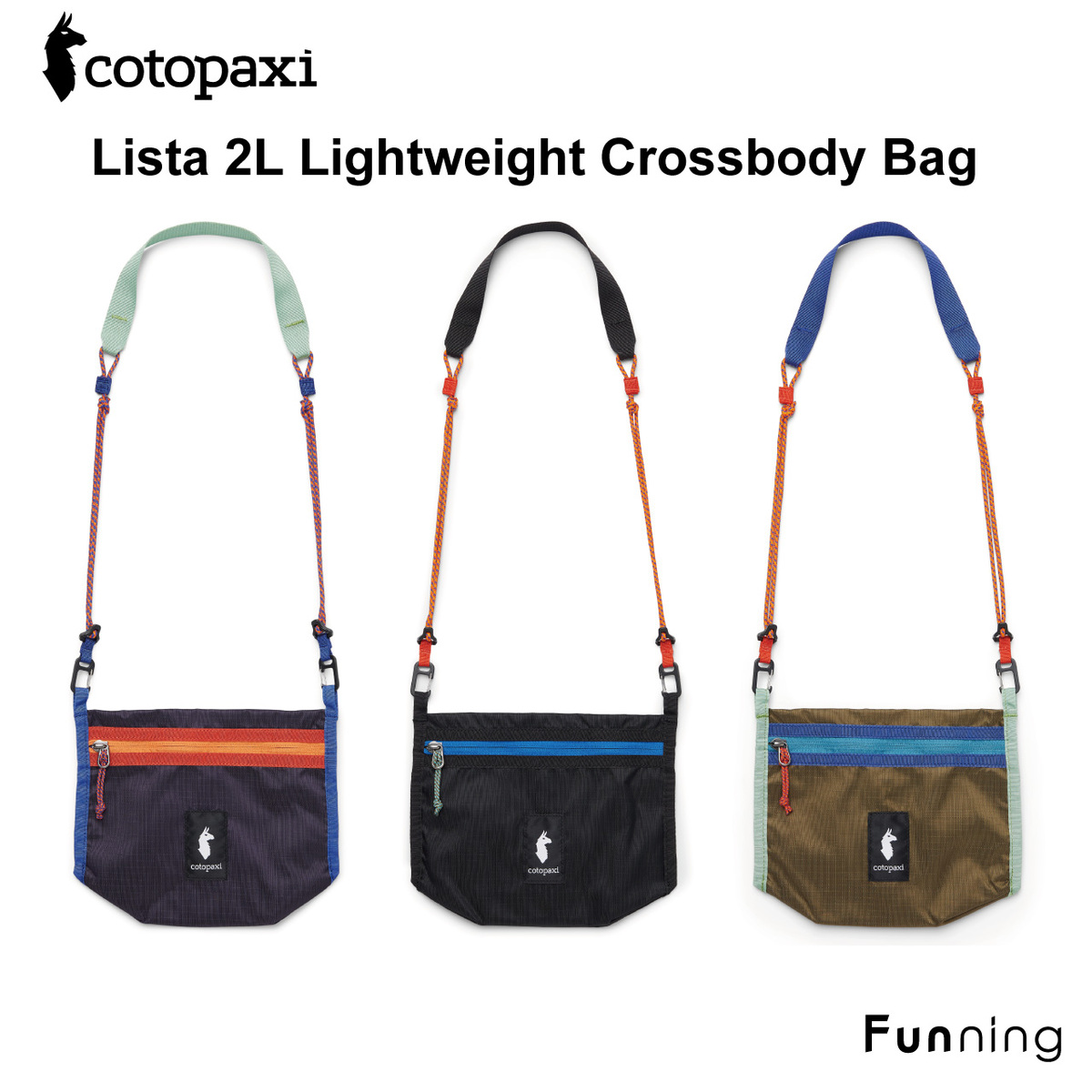 【楽天市場】コトパクシ Cotopaxi Lista 2L Lightweight Crossbody Bag Cada Dia クロスボディ ...