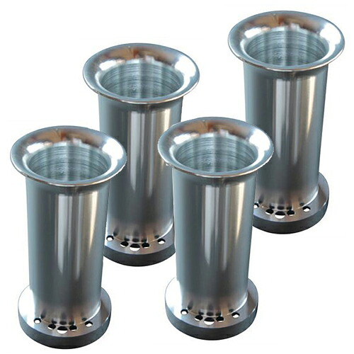 【202】送料無料！ 4個set 内径 55mm スーパーロング ファンネル アルミ製 CRキャブレター ラージボディ CR35 CR37 CR39 口径 Φ55 (CHERRY)