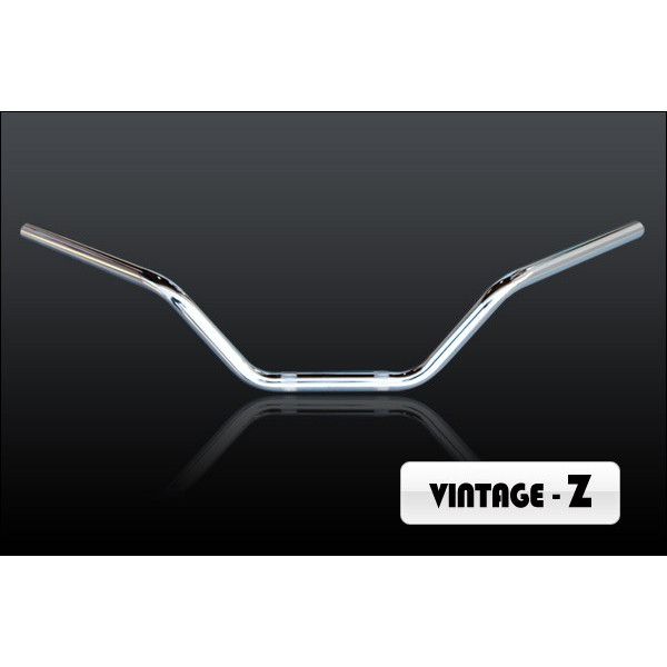 【437】 Φ22.2mm ビンテージ Zタイプ ハンドルバー 幅73cm 高さ13cm 22.2パイ バーハンドル 汎用 バイクハンドル タイプ10 (CHERRY)