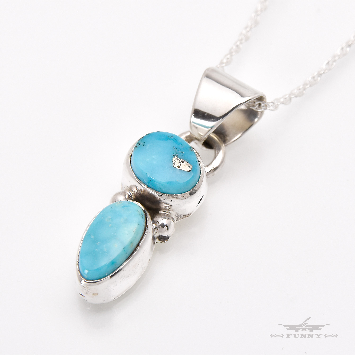 楽天市場】【FUNNY公式ストア】 ナバホ族 ターコイズ ペンダント
