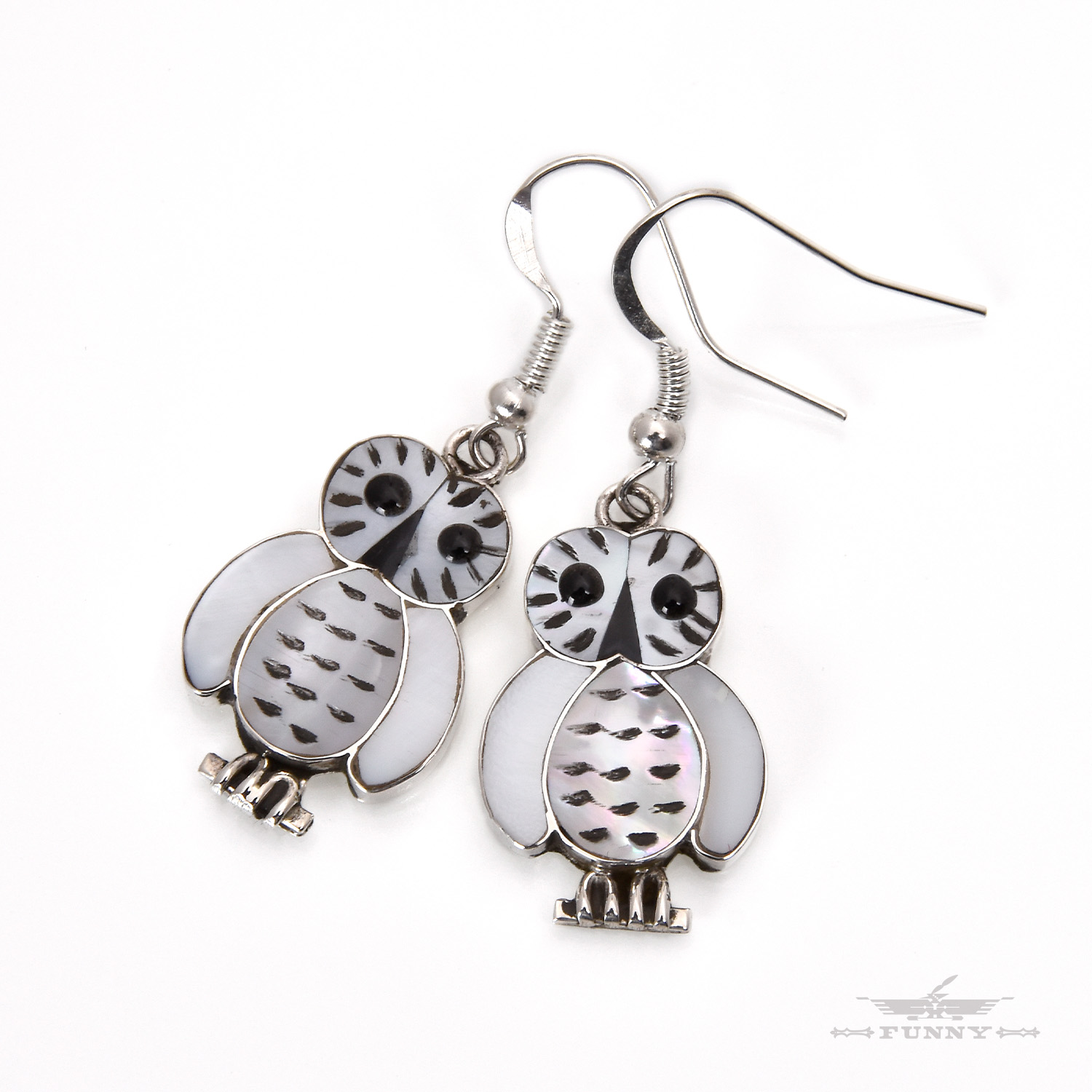 ZUNI フクロウ　ピアス 楽天市場】インディアンジュエリー Regina Kallestewa