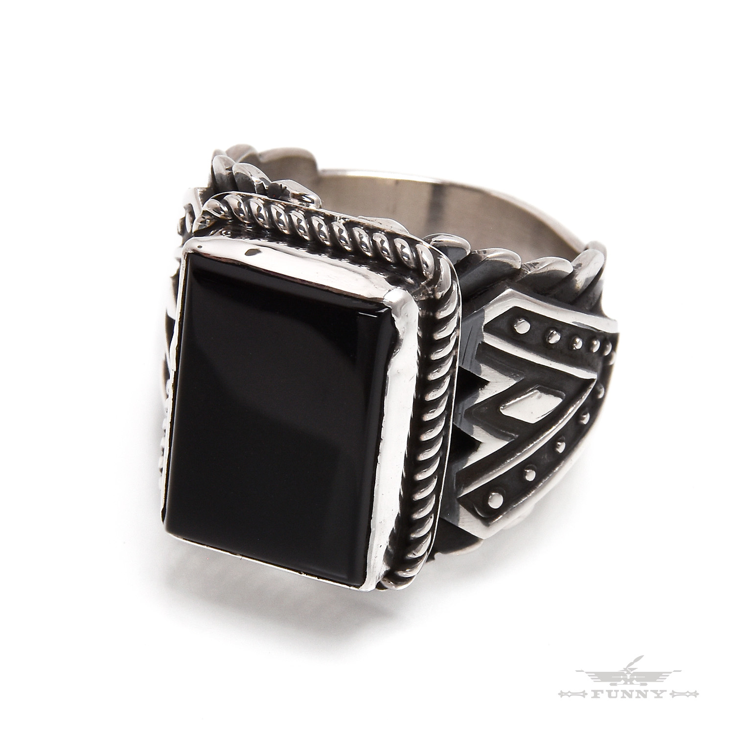 ネイティブアメリカン　スタンプワーク　バンダナリング NAVAJO Delbert Gordon STAMP WORK RING WITH TURQUOISE #funny