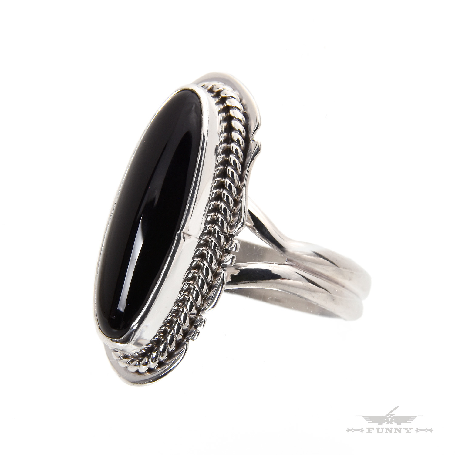 楽天市場】【FUNNY公式ストア】 ナバホ族 オニキス リング [サイズ展開