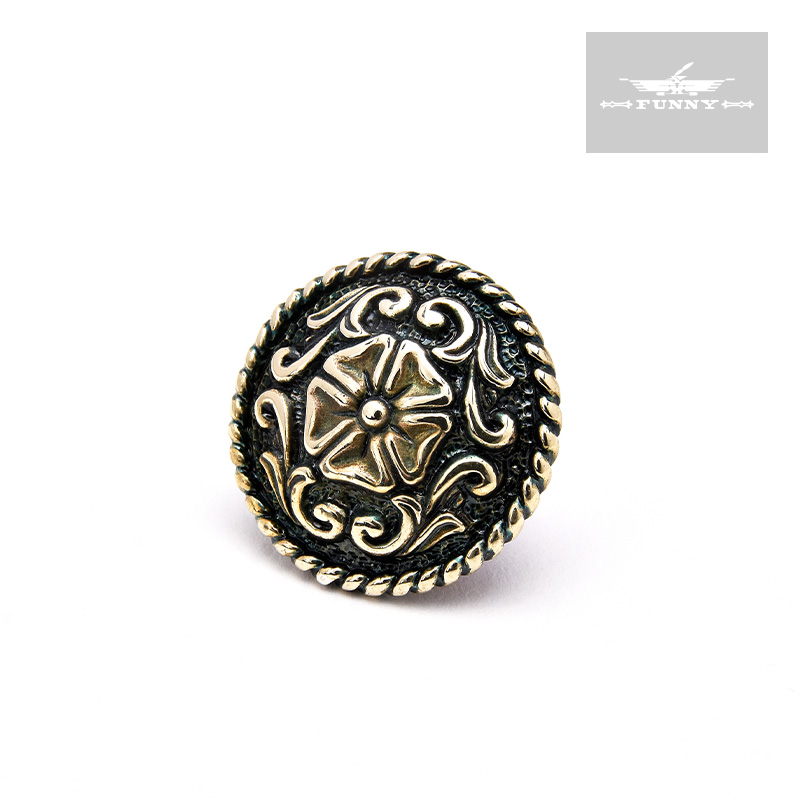 funny 手染め　ビクターコンチョ ウォレットチェーン 赤黒 funny 手染め ビクターコンチョ ウォレットチェーン 赤黒 funny