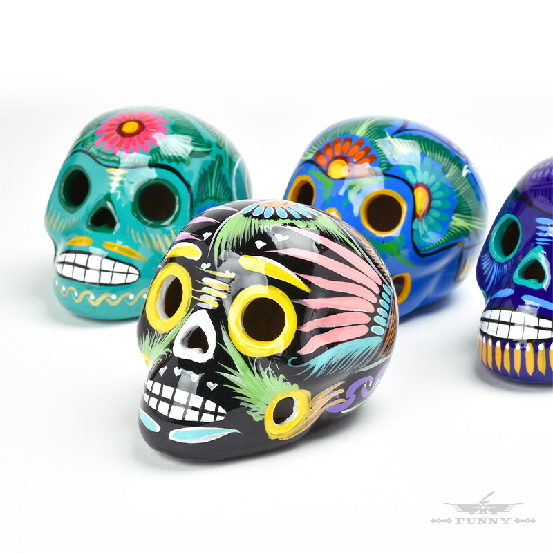 楽天市場】【FUNNY公式ストア】 メキシカンスカル XL Calavera カラベラ ガイコツ カラフル メキシコ MEXICAN SKULL  プレゼント ギフト FUNNY ファニー : FUNNY公式ストア 楽天市場店