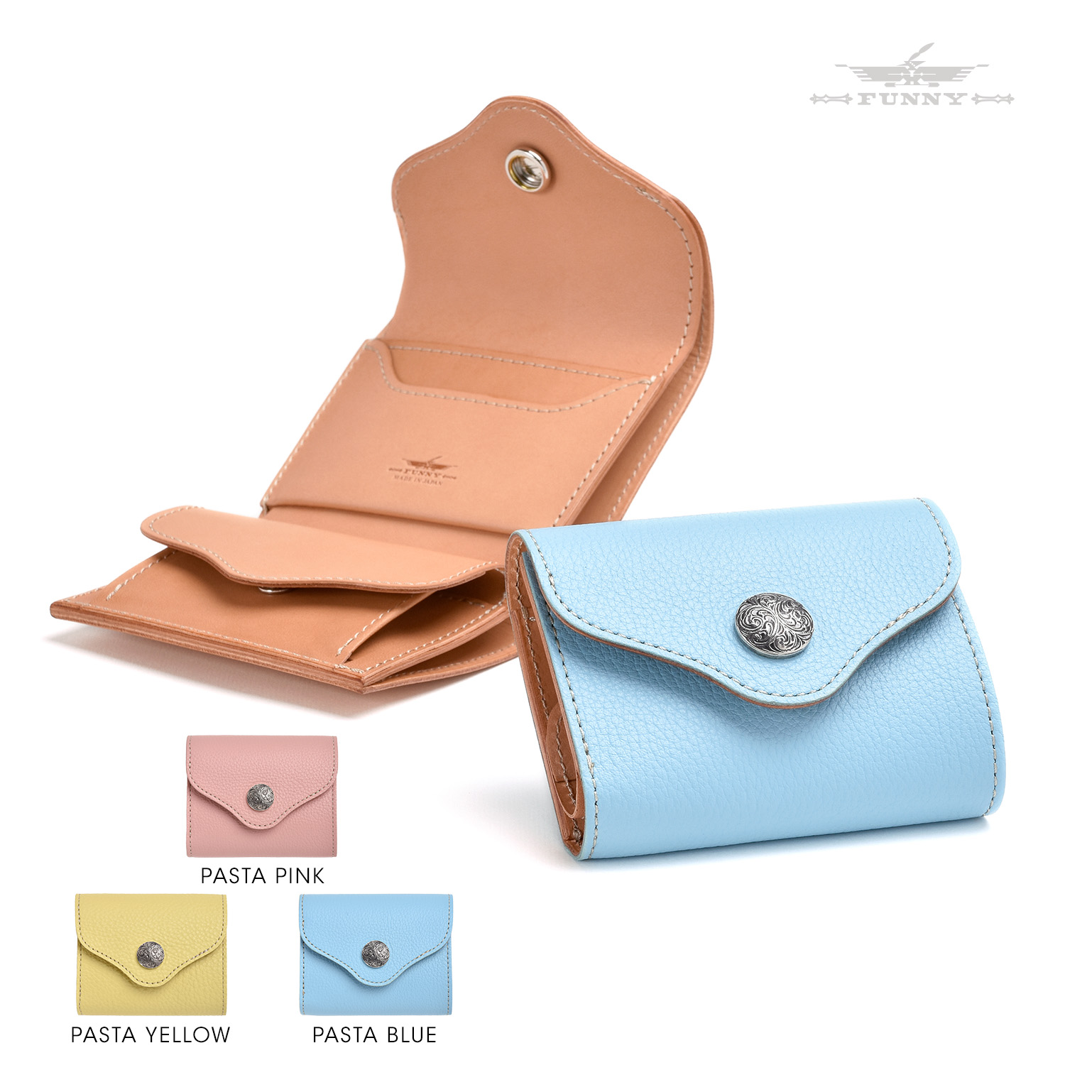 フリッカー 1ブライドルレザー ダブルバット コンパクト 財布 ナチュラル 楽天市場】【FUNNY公式ストア】 ファニー ペブル ブライドルレザー