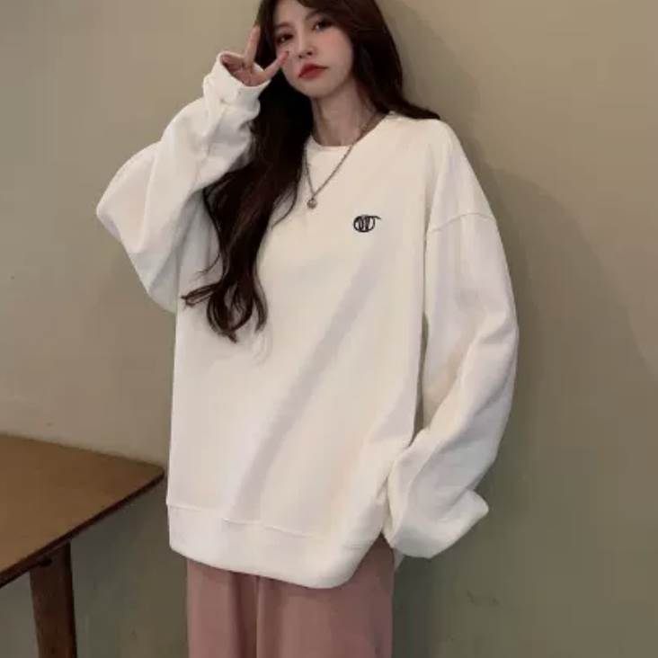 【FunnyBunny】 トップス 10代 きれいめ ラフ お洒落 プルオーバー 女性用 袖あり 大人可愛い かわいい 20代 カジュアル レディース 主役級 秋 春 30代 無地 シンプル おしゃれ こなれ感 長袖 モード系 5,514円
