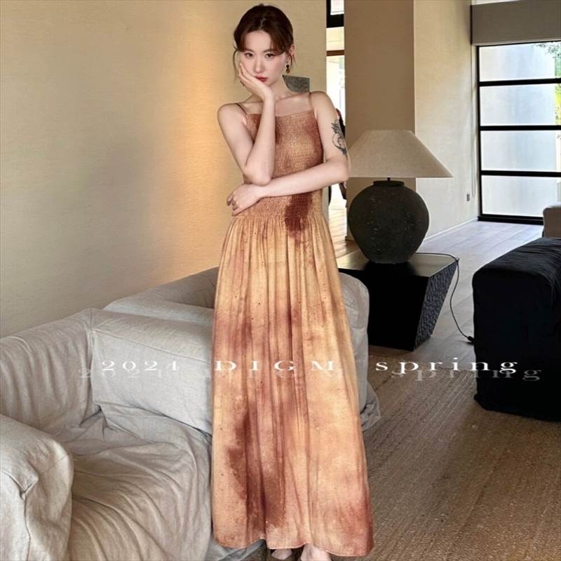 キャミソールワンピース ノースリーブワンピ レディース ワンピース ロング マキシ 袖なし ノースリーブ Aライン かわいい 大人可愛い きれいめ シンプル カジュアル 上品 おしゃれ レトロ ラフ ガーリー ルーズ エレガント 夏 ママ