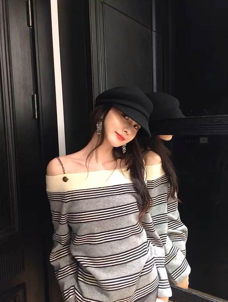 レディース トップス 長袖 オフショルダー かわいい 大人可愛い きれいめ シンプル おしゃれ こなれ感 ボーダー 秋 冬 デート お出かけ 女子会 休日 ショッピング コンパ カフェ 楽ちん 着回し モテ 清楚 流行 S M L XL 6,838円
