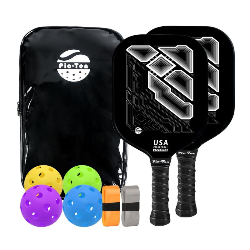 楽天市場】Pic-Tenピックルボールパドル2個セットUSAPA承認ファイバー