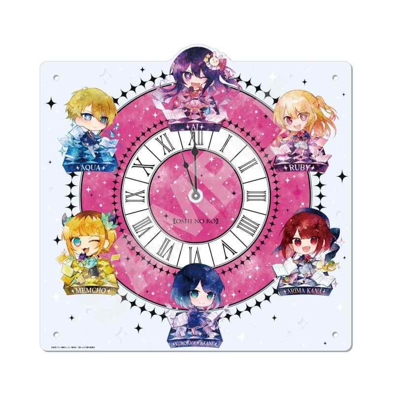 推しの子　ぷちちょこミニアクリル置時計　まとめ売り　フルコンプ 推しの子】 ぷちちょこミニアクリル置時計 アイ 白ドレス