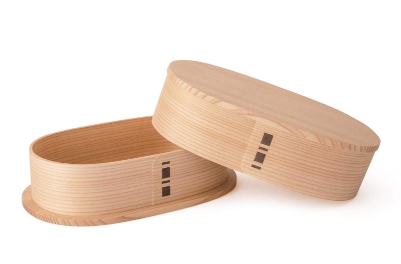 楽天市場】大館工芸社 大館曲げわっぱ 花二段（朱）弁当箱 : 秋田県