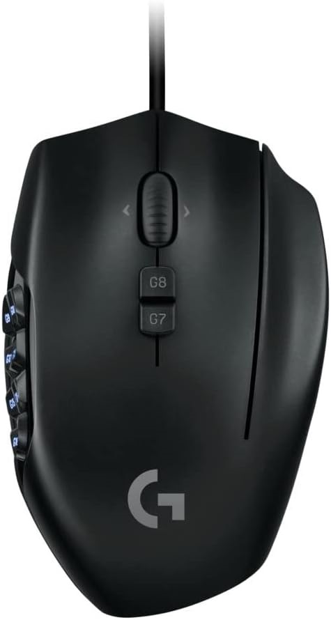 Logicool G ゲーミングマウス G600t 有線 ゲーミング マウス USB 接続 LIGHTSYNC RGB MMO ゲーム向け 多ボタン 20個 プログラムボタン PC windows mac ブラック PC window mac G600 国内正規品 【 ファイナルファンタジー XIV 推奨モデル 】