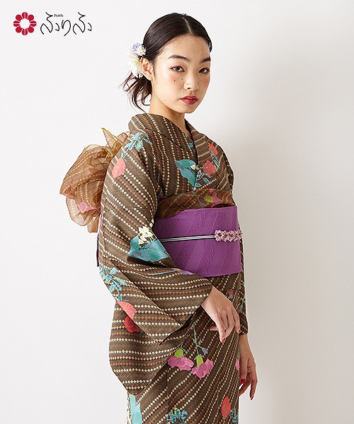 超歓迎 浴衣 フラワーマーブル 浴衣 単品 ふりふオリジナル 日本製 ゆかた レディース 女性 マーブル柄 花柄 総柄 和柄 和風 レトロ モダン かわいい 可愛い 大人 お洒落 紺 大正ロマン ふりふ 代 30代 40代 大人 粋 ギフト プレゼント 実用的 ふりふ 店 格安人気