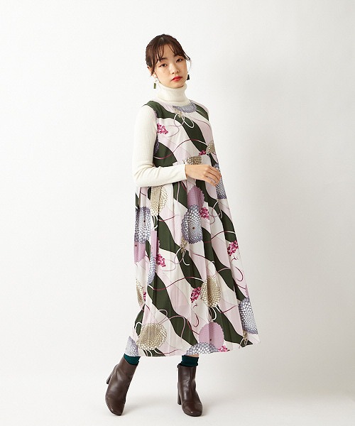 短納期 早者勝ち Sale セットワンピース大正ロマン 和柄 抜け衿 背開きワンピース オリジナル フェミニン ガーリー ワンピース フォーマルドレス レディース 和風 フレア 背開き 抜け衿 カジュアル 結婚式 二次会 大人女子 花柄 レトロ モダン ファッション