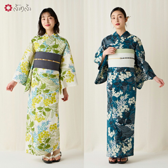 楽天市場】浴衣単品「 椿オーバジーン 」公式 ふりふ オリジナル