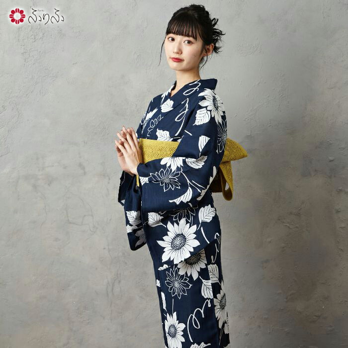 楽天市場】【残りわずか】単品 紫織庵浴衣「葵」公式 ふりふ