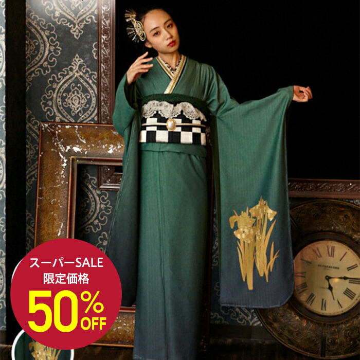楽天市場】【セール50%オフ】単品 振袖「レトロ椿」公式 ふりふ ふりふ