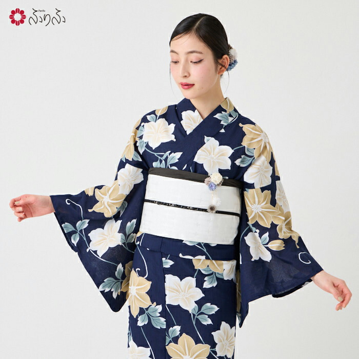 楽天市場】【セール40%オフ】単品 浴衣「はまなす」公式 ふりふ